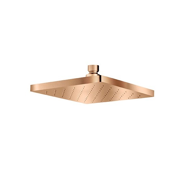 POMME DOUCHE CARREE 180*180 OR ROSE BROSSE PVD ROBINETTERIE HYDROTHERAPIE - CRISTINA ONDYNA PD01634P
