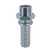 Raccord fileté vapeur mâle BSP - acier à douille annelée avec collerette - YVABMGAC032 - résistant hautes températures et pressions élevées_0