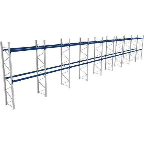 RACK 1 DÉPART + 8 SUIVANTS LXLXH 2700X25500X4500 800KG 2 NIV - BITO