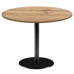 Restootab - Table Ø120cm - modèle Rome chêne armor - marron TB-ROMXL-R120M-CH.ARM_0