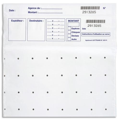 Reskal lot de 100 sachets de sécurité pour billets 14202-1_0