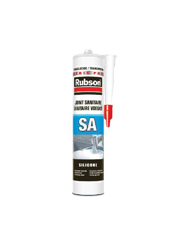MASTIC SILICONE SANITAIRE TRANSLUCIDE 300ML - RUBSON - 165173