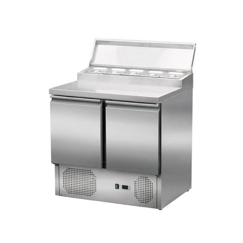 Saladette professionnelle 2 portes positive 254 l avec emplacements... - PTHPS200_0