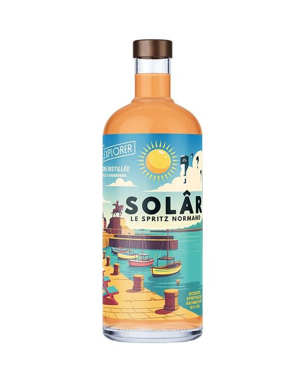 Spirits Explorer SOLÂR – Apéritif normand pour spritz – 15 % vol – 50 cl - 3770037158179_0