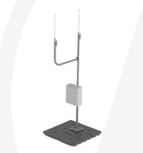 Supports d'antenne omni - support autostable pour 2 antennes omni - Mât Ø60 H2780 - 6 lests - 214 kg_0