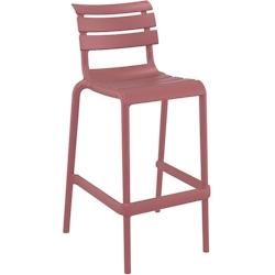 Tabouret de bar polypropyléne gaetan marsala, France mobilier chr - plastique polypropylène 3760326527328_0