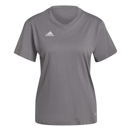 TEE-SHIRT FEMME - ADIDAS - ENTRADA 22 GRIS