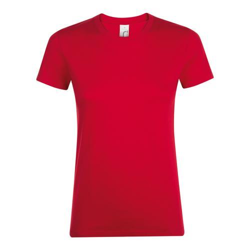 TEE-SHIRT PERSONNALISABLE ROUGE FEMININ CLASSIC 150G