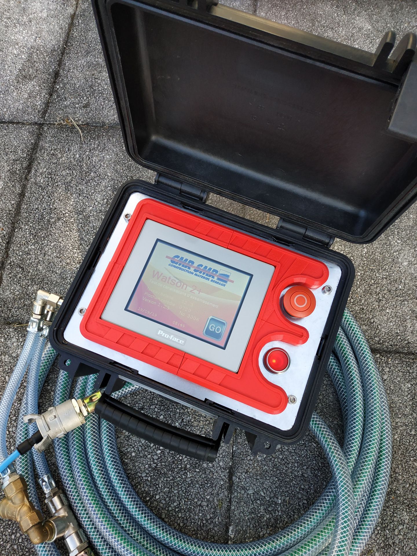 Testeur d'étanchéité Watson 5 - Tests de réception à l'air 50 à 200mB - Automate industriel robuste_1