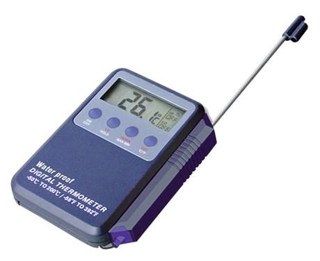 THERMOMÈTRE DIGITAL À ALARME AVEC SONDE IP65 -50 À +200°C