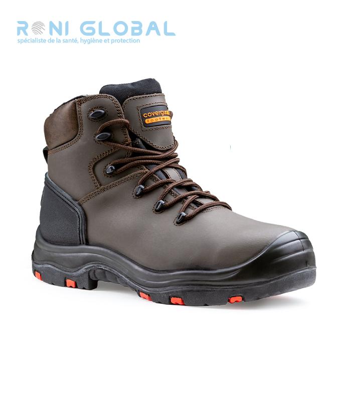 Chaussure montante de sécurité en cuir S3 HRO SRC - TOPAZ EH COVERGUARD - renforcée et légère_0