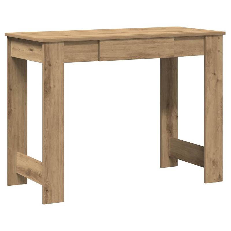 VidaXL Bureau chêne artisanal 100x45x75 cm bois d'ingénierie Modèle Vega Line Plus - 860435_0