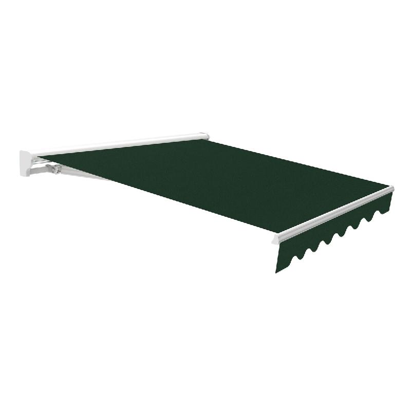 WASABI Store banne motorisé 4x2,5m vert – Télécommande – Semi-coffre – Toile protection solaire - vert polyester BTK425020-E_0