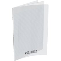 9 CAHIER PIQÛRE CLASSIQUE, AGRAFÉ, 24X32CM, 140 PAGES, 90G, SÉYÈS, COUVERTURE POLYPRO INCOLORE - LOT DE 6