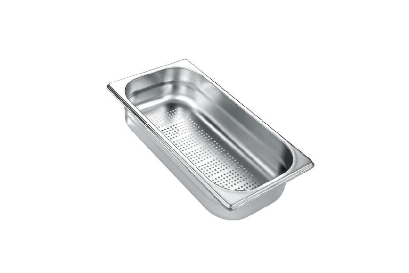 BAC GASTRO INOX 1/3 PERFORÉ-  H 65 MM