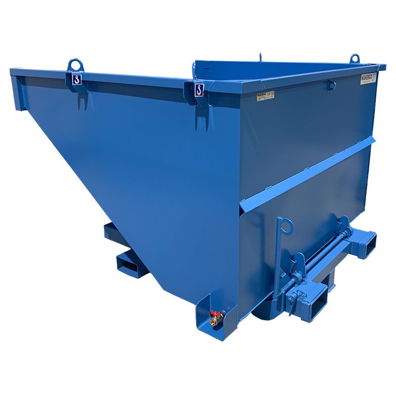 Benne auto-basculante 1 500 L - Réf BBA1500-4218 - 2 000 kg de charge max - Made in France_0