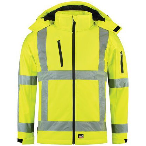 BLOUSON SOFTSHELL NORME NL RWS 403003 FLUOR YELLOW 5XL - TRICORP SAFETY