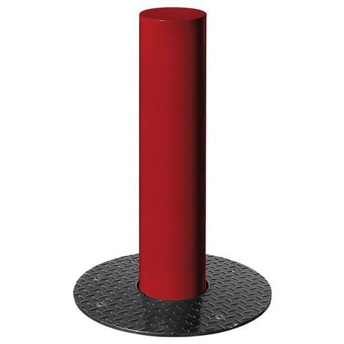 BORNE RÉTRACTABLE BARCELONE Ø 16 CM - ROUGE FONCÉ 3004 - PROCITY
