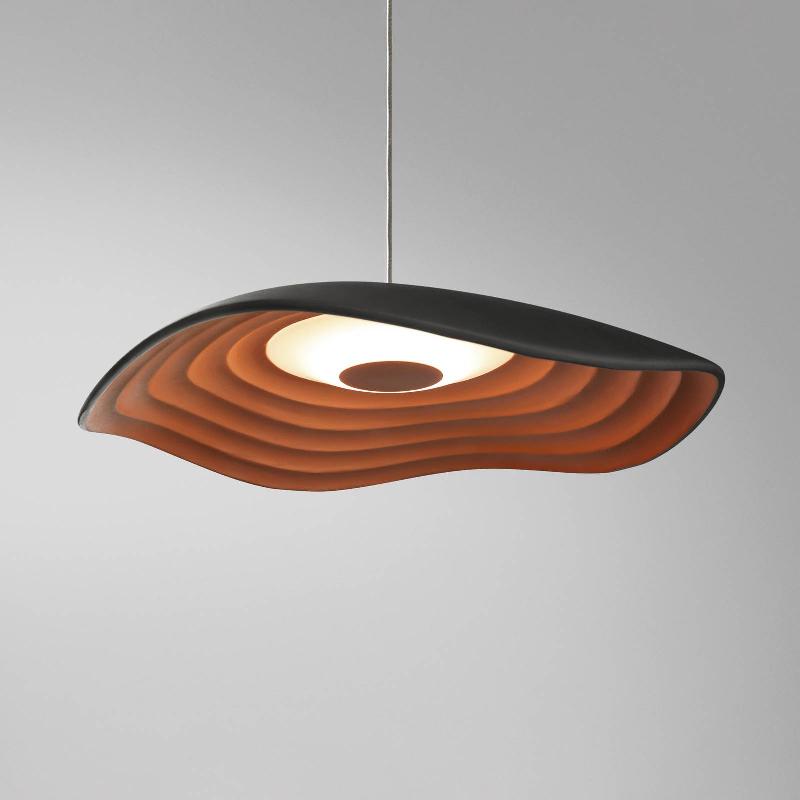 BOVER SUSPENSION LED VALENTINA S24 NOIR/CUIVRÉ