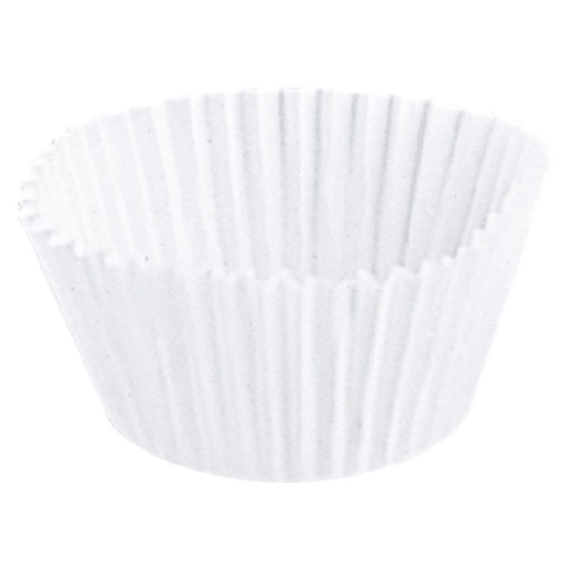 Caissette plissée blanche Ø5x2,7cm - par 1000_0