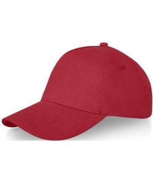 CASQUETTE DOYLE 5 PANNEAUX ROUGE - CASQUETTES ET BONNETS PUBLICITAIRES