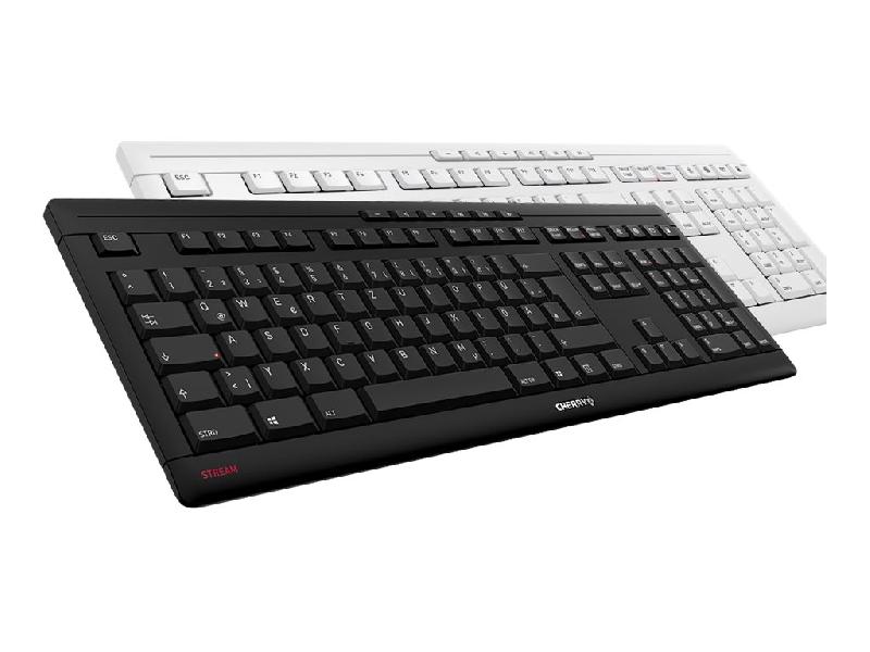 CONTOUR DESIGN STREAM CLAVIER BUREAU USB QWERTY ANGLAIS BRITANNIQUE NOIR