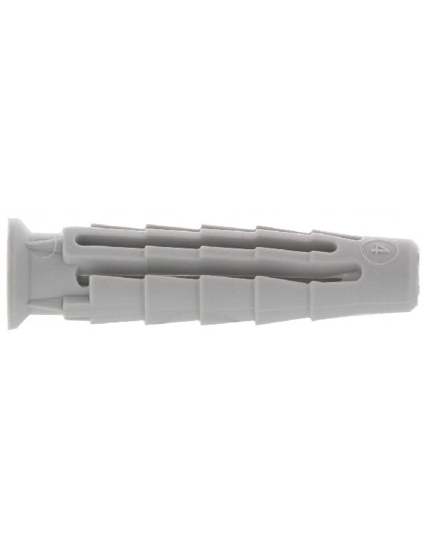 CHEVILLE NYLON UNIVERSELLE POUR MATÉRIAUX PLEINS ET CREUX 8X40MM SANS VIS BOÎTE DE 100 - SPIT - 565644