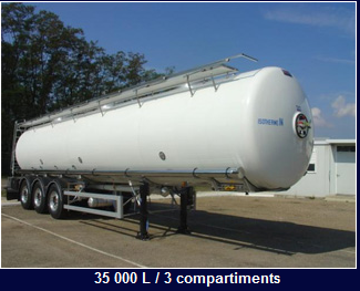 Citernes de transport de produits alimentaires - 35 000 L - 3 compartiments_0