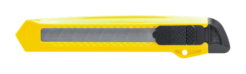 Coupe-papier en plastique - jaune - 25g_0