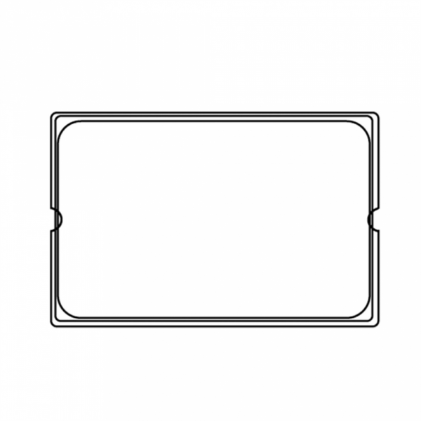COUVERCLE GN 1/1 EN POLYCARBONATE POUR RÉFÉRENCE 202.01/02/03 - 113.41 53X32,5CM - AZ BOUTIQUE - GASTRONORME