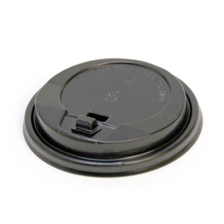 COUVERCLE HAUT POUR GOBELET 360/480 ML PS NOIR (VENDU PAR 1000)