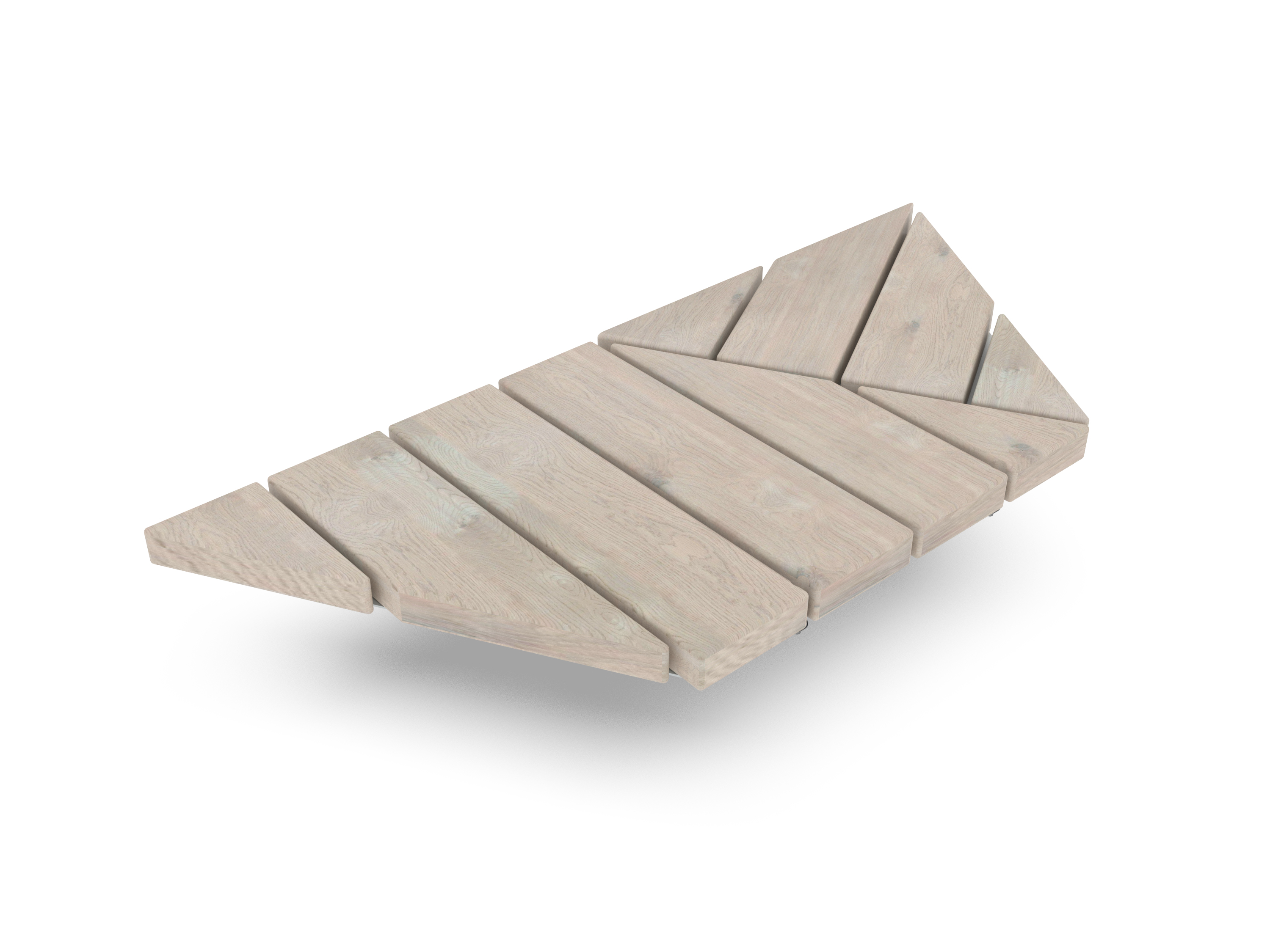 Demi-siège hexagonal Rosenlund Wooden Seat - Pin Réf 8098592 - Hags_0