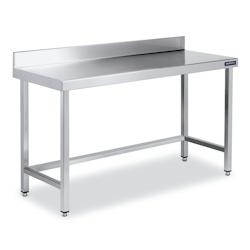 Distform table Inox avec Dosseret 2000x600 avec Renforts - 641094293796_0