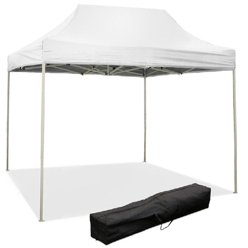 Divina Fire Gazebo Pliant Blanc 3X2 M Recouvert De Pvc Imperméable - blanc multi-matériau 8055829981988_0