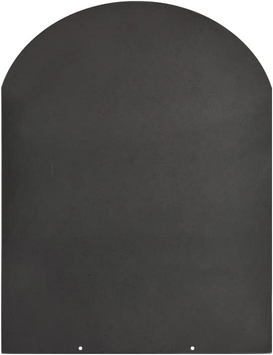 Divina Fire Plateforme De Protection De Sol Pour Poêles À Bois Et Pellets En Acier 80X60 - noir 8056157807186_0