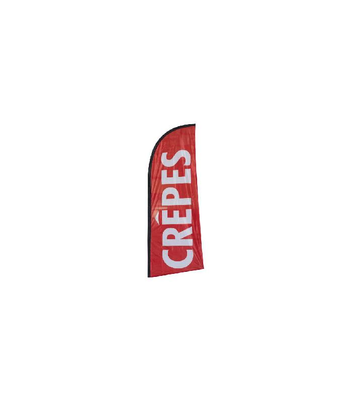 Drapeau publicitaire - Dimensions 225 x 85 cm - Référence : IF016_0
