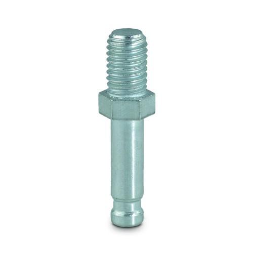 FIXATION TIGE FILETÉE M8X15MM À COLLET HEXAGONAL 50KG - POUR ROULETTE TENTE