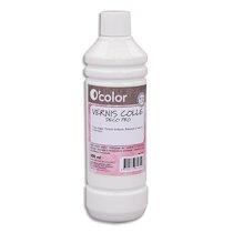 FLACON DE 500 ML DE VERNIS COLLE BLANC DECPRO, SANS ACIDE NI SOLVANT, TOUS TYPES PAPIER DÉCORS - LOT DE 3