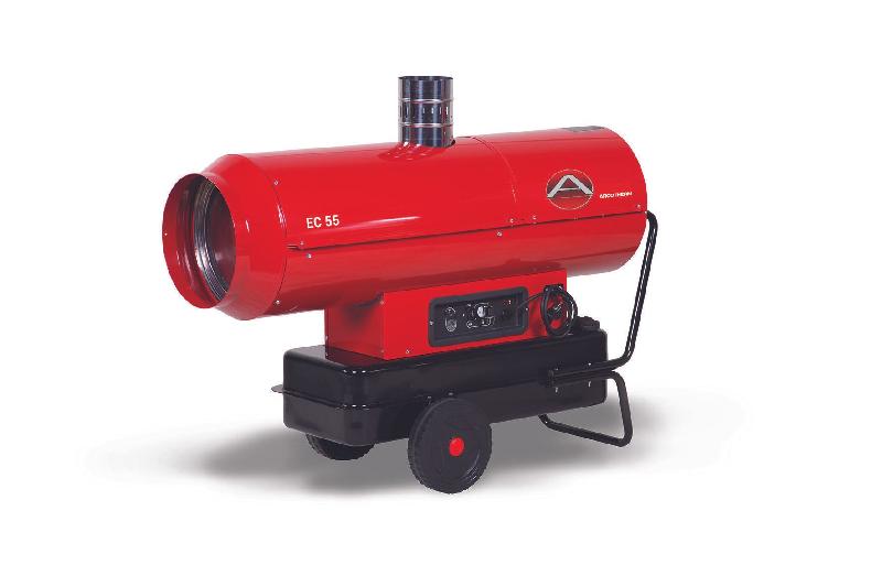 Générateur d'air chaud à fioul - Gamme EC55 - 58.6 kW - Débit 2500 m3/h - Réservoir 65 L_0
