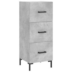 Helloshop26 - Buffet bahut commode armoire meuble de rangement organisateur cuisine salle de séjour salon 34,5 x 34 x 90 cm bois 02_0031896 - 3000210_0
