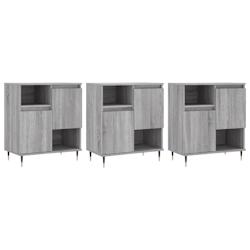 Helloshop26 - Buffet bahut commode armoire meuble de rangement organisateur cuisine salle de séjour salons 3 pcs sonoma bois 02_0037190 - 30002132614_0