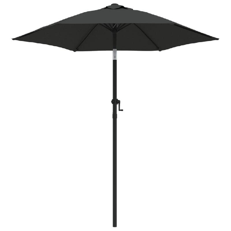 Helloshop26 - Parasol extérieur 200 x 211 cm aluminium anthracite 02_0008040 - 3000430582722_0
