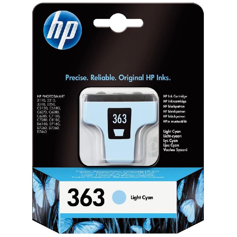 HEWLETT PACKARD CARTOUCHE D'ENCRE 363 (C8774EE) - VIVERA - COULEUR: CYAN CLAIR