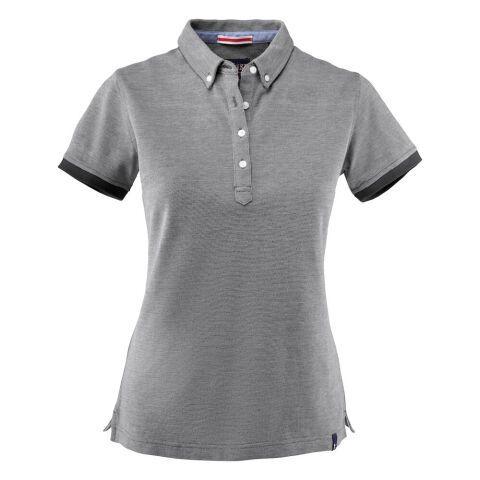 JAMES HARVEST LARKFORD POLO PIQUE FEMMES NOIR MÉLANGE - TAILLE XL