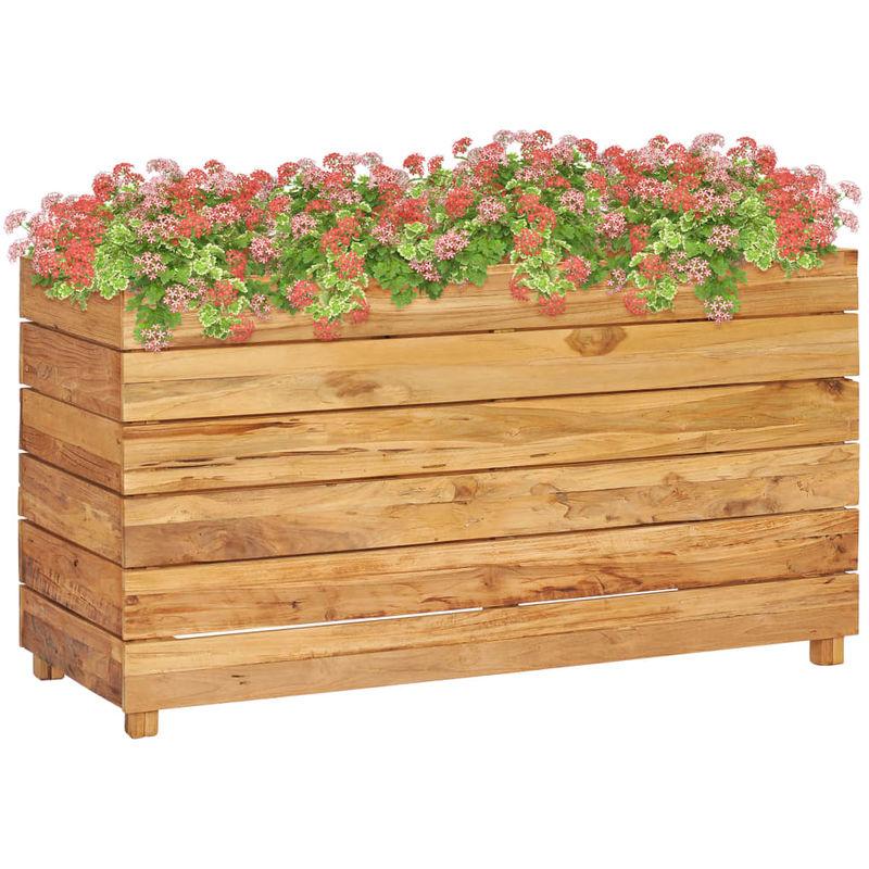VDTD45899_FR JARDINIÈRE 100X40X55 CM BOIS DE TECK RECYCLÉ ...