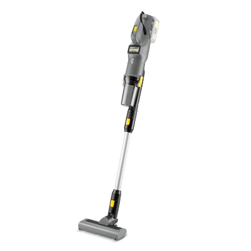 Kärcher Aspirateur à batterie LVS 1/2 Bp, filtre cyclonique HEPA 13, puissance réglable 3 niveaux, brosse sols et suceur fentes. - gris plastique 1_0