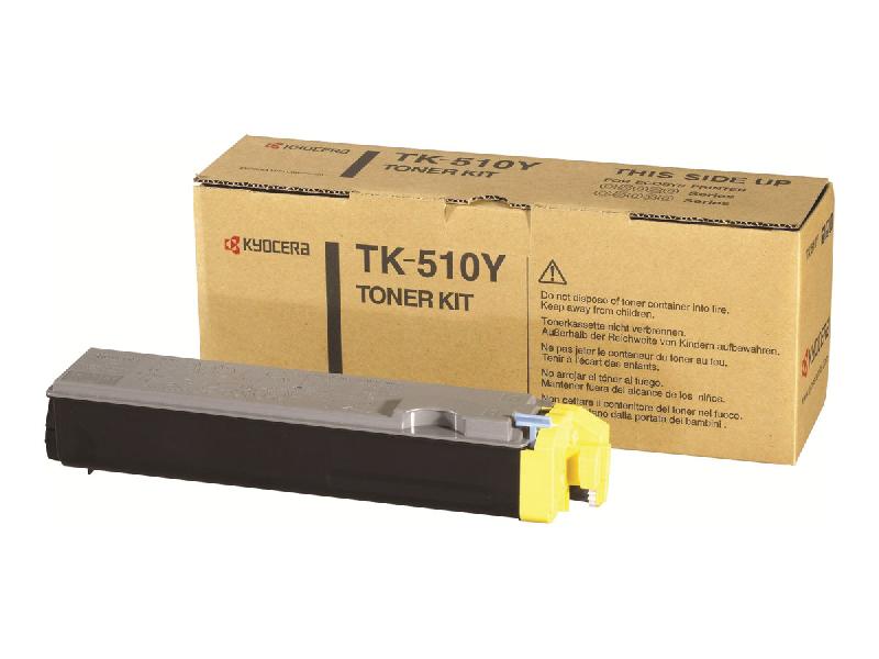 KYOCERA TK 510Y - JAUNE - ORIGINAL - KIT TONER
