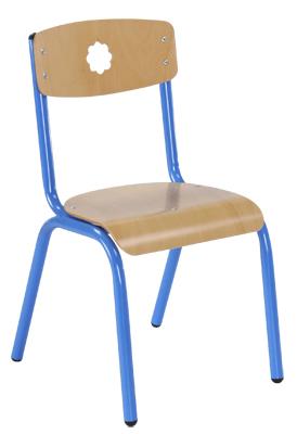 CHAISE 4 PIEDS CHLOÉ T2 BLEUE - MANUTAN COLLECTIVITÉS