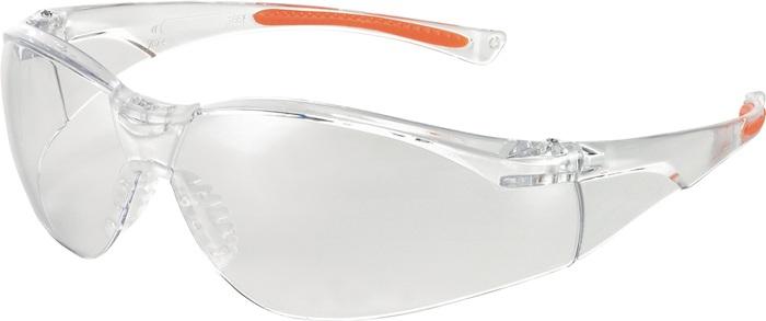 Lunettes de protection 513 EN 166, EN 170 FT - branches orange transparentes - verres en polycarbonate antirayures UNIVET_0