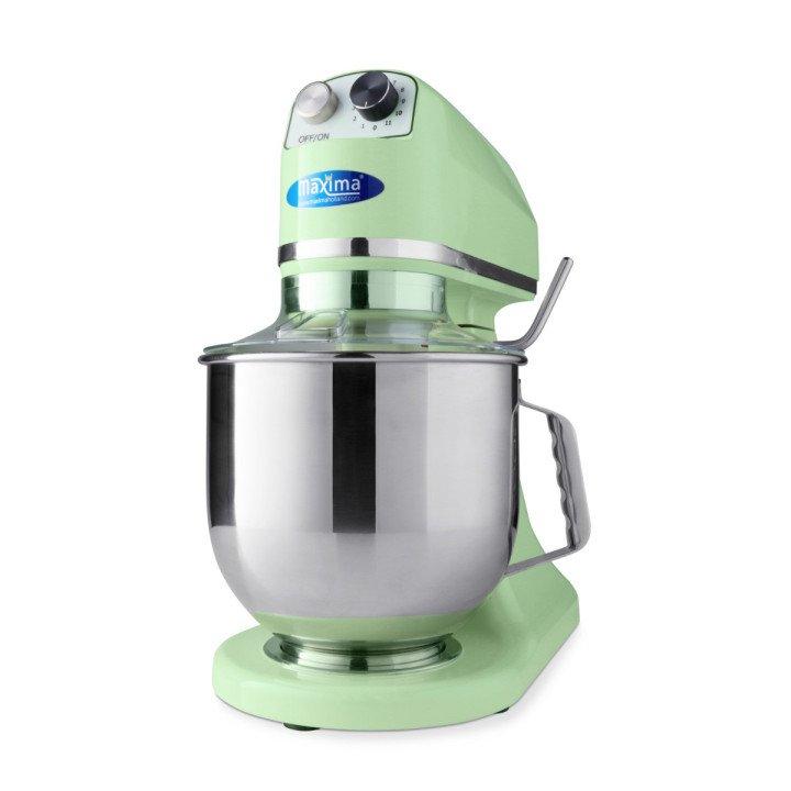 Mixer planétaire professionnel 7 L - 11 vitesses, 2 kg de pâte - vert_0